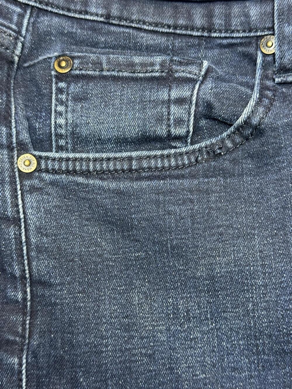 7 For All Mankind Austyn Jeans Mens 38x30 Blue Medium Wash Relaxed Straight - Picture 4 of 14